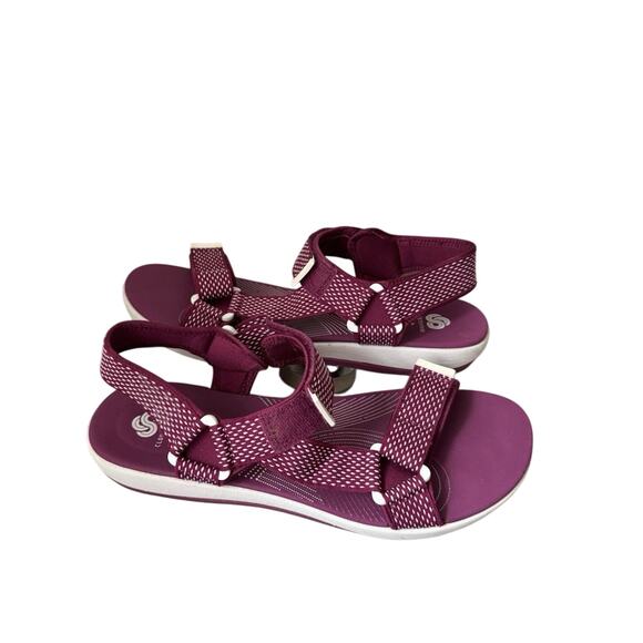 Cloudsteppers By Clarks Sandals Adjustable Straps Comfort Support Women’s 11 - Picture 2 of 5